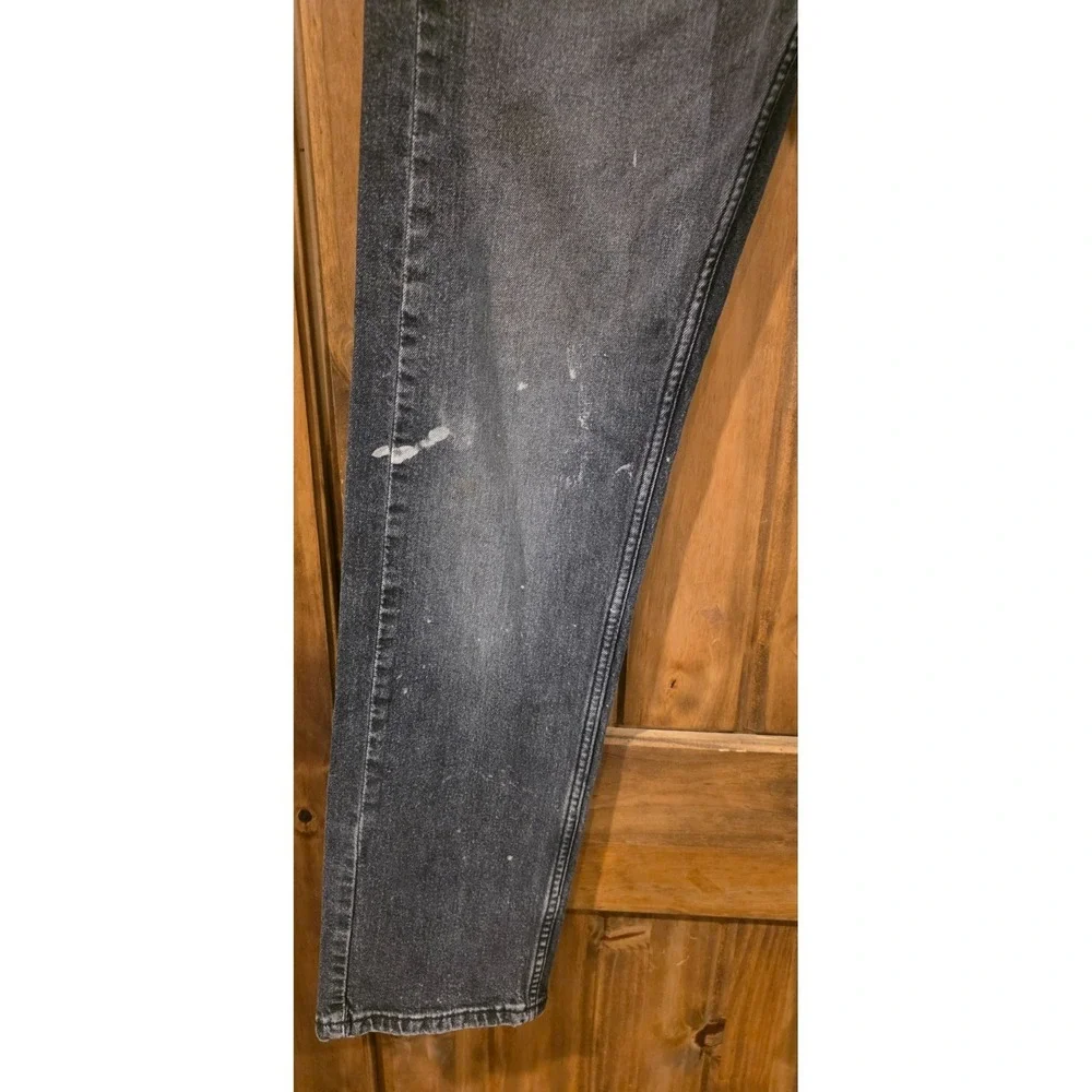 Levi's 505‎ Jeans Mens 31x32 Dark Gray Denim Straight Leg Comfort Everyday VTG